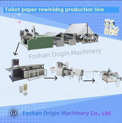 गुणवत्ता  3000mm size toilet /JRT/Kitchen towel production line with glue lamination unit कारखाना