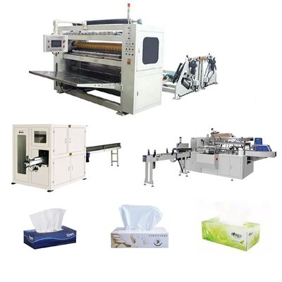 High Speed PLC Controlled Tissue Paper Manufacturing Line Customizable Production 200-800m/min