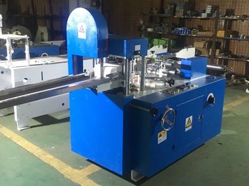 50HZ Interfolding Napkin Machine With 1/4 Folded Steel To Paper Embossing With Color Printing