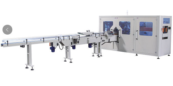 Plastic Film Facial Tissue Packing Machine 160 Packs / Min 6.8KW