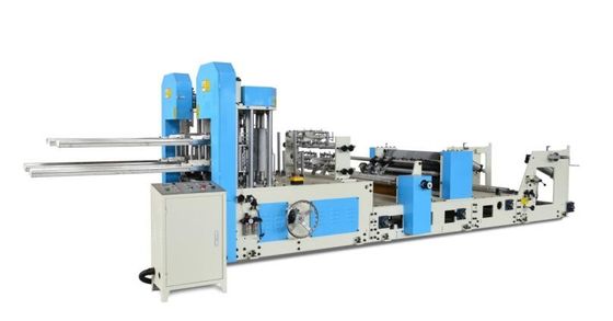 C Fold Vacuum Pump Dinner Napkin Making Machine Automatic Seperation Unit