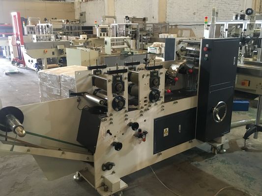 स्टैकिंग सिस्टम 380V के साथ सिंगल लाइन पॉकेट ऊतक तह मशीन