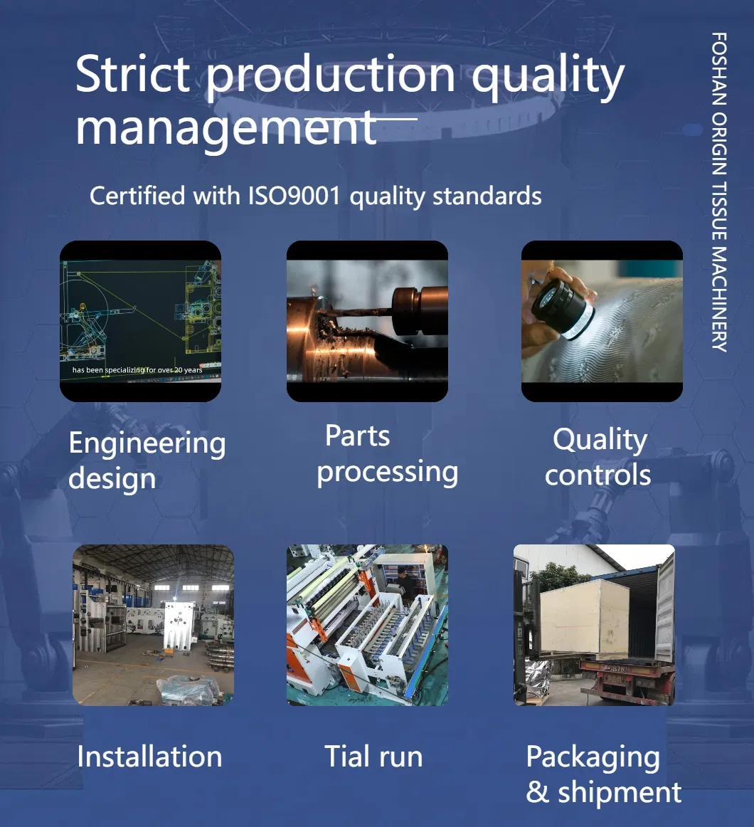 High efficiency fully Automatic Toilet Roll Rewinding Machine Production LINE with good price 5