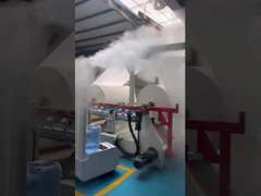 ऑटो ट्रांसफर के साथ नीचे खींचने उत्पादन लाइन /v गुना चेहरे के ऊतक उत्पादन लाइन